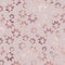 Rose gold. Luxury vector texture with floral silhouettes for design