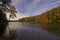 Rose Lake at Hocking Hills in the Fall