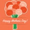 Rose Mother`s Day card