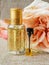 Rose perfumed oil. Arab perfume in mini bottles.