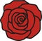 Rose petal icon