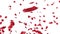 Rose petals Flying, against white, stock footage