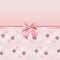 Rose Quartz flower seamless pattern decorated with pink ribbon romance