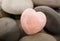 Rose quartz heart