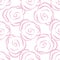 Rose seamless pattern. Floral desugn.