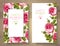 Rose vertical banners