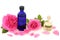 Rose Water with Flowers for Natural Skin Hydration
