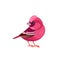 Rosefinch bird or purple finch is a bird in the finch family. Carpodacus rubicilla, Haemorhous purpureus. Fringillidae