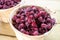 Roselle in basket freshly picked for the market