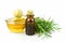 Rosemary, honey and essential oil for homeopathy remedy.