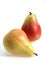 Rosemary Pear, pyrus communis, Fruits against White Background