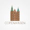 Rosenborg Castle. The symbol of Copenhagen, Denmark.