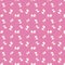 Roses seamless vector geometric monochromatic background - pattern for continuous replicate on pink background.