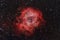 Rosette Nebula in the Monoceros Constellation