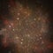 Rosettes Star Splattered Canvas | Fractal Art Background Wallpaper