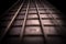 Rosewood bass guitar fret board and strings