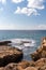 Rosh Hanikra grottoes rocks and caves famous nature tourist site (attraction) in north-western