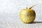 Rosh hashanah jewish New Year holiday concept. Traditional symbol, decorative glitter gold apple