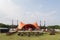 Roskilde Festival 2016 - Orange stage under construction