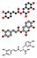 rosmarinic acid herbal antioxidant molecule. Present in a number of plants including rosemary (Rosmarinus officinalis