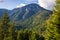 Ross Dam Trail mountains at North Cascades National Park in Washington State during Summer