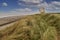 Rossall Beach and Watch Tower at Fleetwood, Lancashire