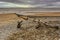 Rossall Beach and Watch Tower at Fleetwood, Lancashire