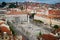 Rossio square aerial view