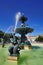 Rossio Square in the city centre of Lisbon with fountain and monument of Pedro IV