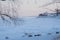 Rossiya Petergof vid na zimnij finskij zaliv