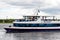 Rostock, Germany - August 22, 2016: Excursion boat Rostocker 7