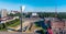 Rostov-on-Don, Russia - 2017: Theater Square, aerial view