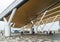 Rostov-on-Don, Russia - September 11, 2018: Airport Platov, built for the FIFA World Cup 2018. Exterior view of modern architectur