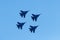 ROSTOV-ON-DON, RUSSIA - SEPTEMBER 3, 2017: An Russia Air Force Su-30 Flanker fighter aircraft of Russian Knights .