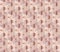 Rosy tender elegant abstract repeatable motif. pale color femin