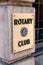 Rotary Club sign
