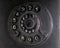 Rotary dial of an old telephone