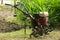 Rotary tiller helps to prepare the soil for modern farmers.