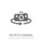 Rotate camera icon. Trendy Rotate camera logo concept on white b
