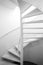 Rotate stairs black and white photo