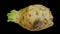 Rotating celery root on black background 02 a looping