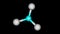 Rotating chloroform molecule video