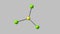 Rotating chloroform molecule video