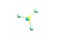 Rotating chloroform molecule video