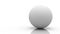 Rotating golf ball on white background HD video 1080 (loop)