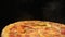 Rotating Pizza display on black backround