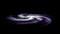 Rotating spiral galaxy - deep space exploration