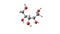 Rotating xylitol molecule video