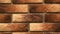 Rotation brown decorative brick with cracks. Brickwork background. Figure block