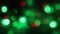 Rotation of the colorful and blinking Christmas bokeh. Abstract background with bokeh,